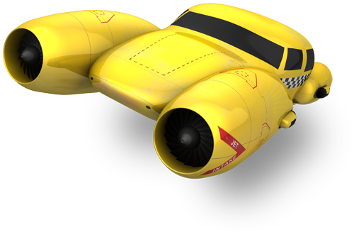 Space Taxi - 3D - Design